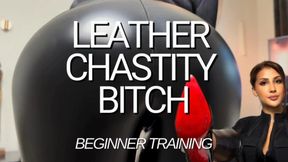 Leather Chastity Bitch Training [BEGINNER] [CUSTOM - NO NAMES]
