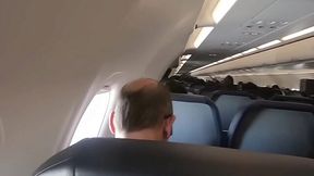 Air Mile High Club Action - Oral Sex In Public