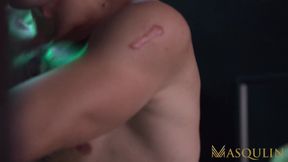 MASQULIN - Blond Inked Vitaliy Sens anal fucks gay JP Dubois