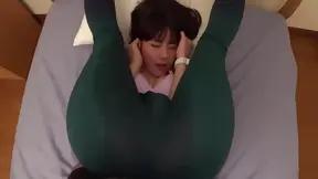 Girl In Tight Leggings Gets Massaged & Fucked Hard After Jogging Stop