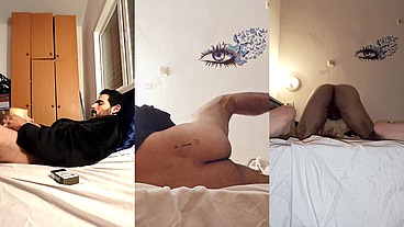 Home alone horny in bed