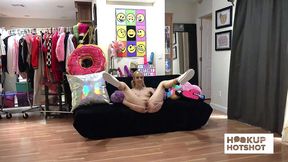 bts - chloe cherry gets fully naked during her photoshoot!