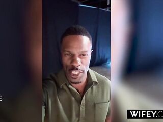 WIFEY Insatiable Hotwife LorReign Can't Stop Squirting In 6 BBC Team fuck During the time that Hubby Films