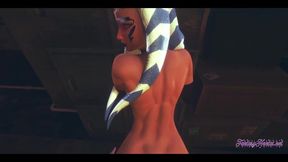 Star Wars Hentai 3D - POV Ashoka Suck and Is Fucked - Japanese Manga Anime Porn