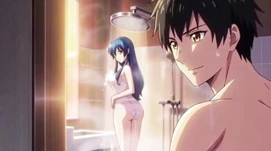 My stepsister creaming in the shower anime style