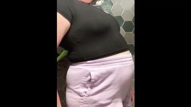 Exclusive HD Amateur Enema Targets Belly Inflation With Gushing Choked Anal