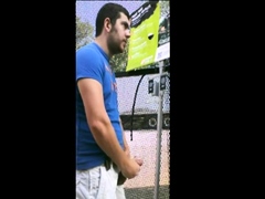 Public jacking off in home depot garden center