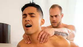 Asher Gobbles Brocks Thick Cock in Steamy Latino Blowjob – GayXXX