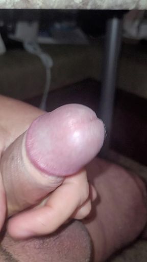 Daddy Masterbating while watching porn, cum shot