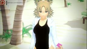 Temari gets fucked in swimsuit