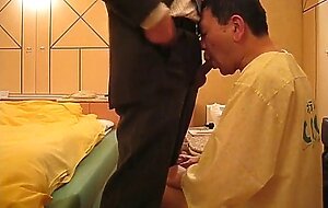 Sucking My Asian Daddy's Small Cock