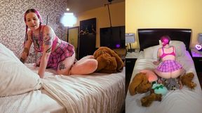 Lady Lazarus Plushie Domination - Above and Rear Views 4K