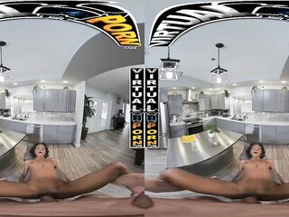 VIRTUAL PORN - Mila Anders Is Dissapointed With Her Grade But She Thinks Of A Naughty Solution