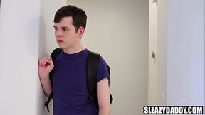 Stepdad and stepson have gay sex when stepmom isn't home