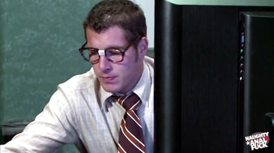 Blonde secretary demands sex the moment she enters the office