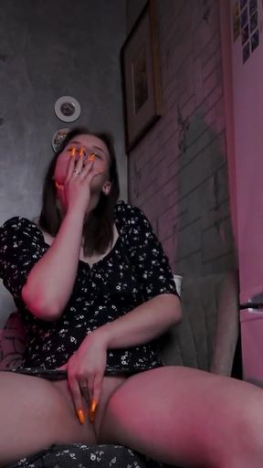 Powerful moment from "Quick fuck while I'm home alone"