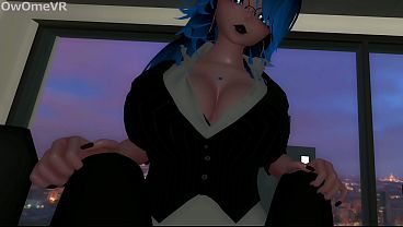 POV You'_re the new FREE USE toy for a busty Futanari Secretary - Taker POV VRChat ERP Preview