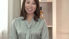 Japanese housewife Rieko Masaki enjoys pine breakers and gets naked on camera