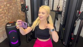 raw version - teen caught in the gym!