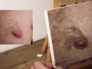 JOI OF PAINTING EPISODE 75 - Sensual Chest Work