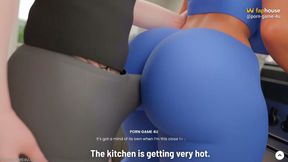 Hot Divorcee Debbie Kitchen Oral &amp; Deep Bedroom Creampie - Mansion Days - Part 11 - Brim - by Porn Game 4u