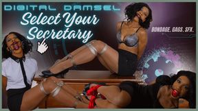 Digital Damsel: Select Your Secretary - SFX SECRETARY'S STRUGGLING SCENARIOS SWAPPED OUT IN 4K