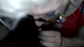 BBC deepthroat creampie, in sexy sissy Kayla&#039;s horny mouth rough and hard