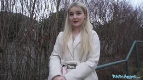 California Blonde Sucks and Fucks European Cock