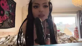 Tattooed girl gets watched while friends masturbate