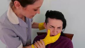 The picky girl needs strong handling