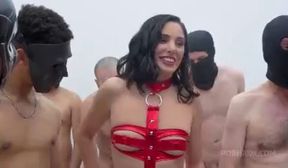 anal gangbang with pissing for whore