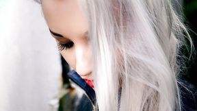 ”Adelina White squirting outdoor”