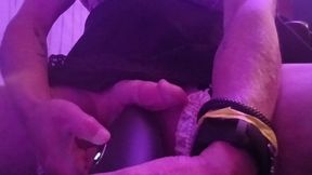 Panty time again. I like ruffled pink panties! It's "HARD" to not enjoy satin