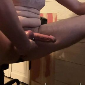 Quick Jerk with Ball Weights &amp; Cum Shot