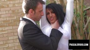 British submissive Louise Kay takes big cock in doggystyle