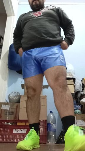 Bright BLUE shorts