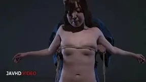 Superb Rina Uchimura Tied Up Tight In Japanese Rope Bondage With Toys