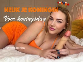 NEUK JE KONINGIN VOOR KONINGSDAG.