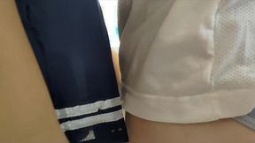original clip of taiwan crossdresser do handjob, blowjob and anal in doggy