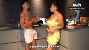Sensual maid helps employer's nasty friend with a raise! Wild porn gig guaranteed!