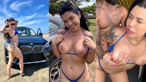 Drii Cordeiro's Abandoned Sea Kiosk Sex with Naughty&#x1F608; Brunette