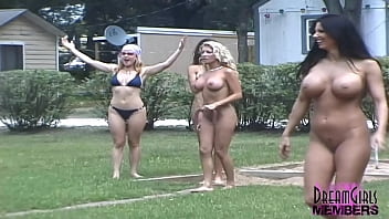 Silly Naked Games At The Miss Nude USA Pageant #1