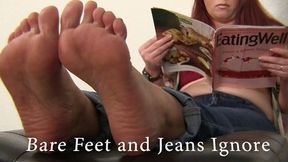 Evangeline Barefoot in Jeans Ignore