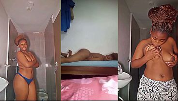 Perky Bouncing Tits &amp_ Plump Swerving Dangling Boobs: All Natural Ebony Hood AfricanCamgirls Pillow Humping &amp_ Thrusting Compilation