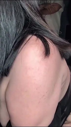 Immersed with a Sissy Who Sucks Dicks One After Another in a Swingers Club