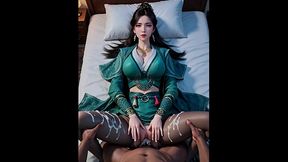 Ji Rui  Goddess in Fantasy: Animated Curves Supreme - 3D Animation Hentai