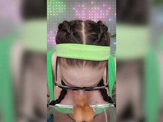 Throating balls deep
