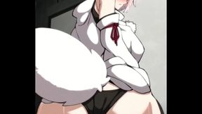Big-Ass Anime Chick Gets naughty With A Horny Guy For A Juicy Creampie