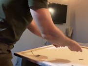 MY PORN VLOG! Homemade everyday life in the village! Jerking off after one week of abstinence!