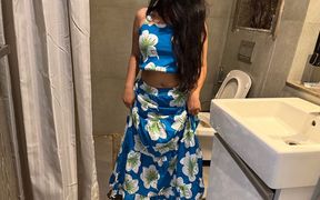 As soon as the stepmother left the house, the horny stepmother convinced her 18 year old for sex.